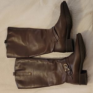 Franco Fortini brown leather Raya boot size 8.5